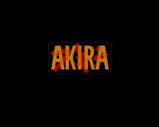 Akira title screen for Amiga CD32
